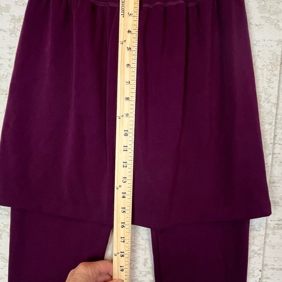 Angelina Skirt Legging Combo Merlot Maroon Color Size Large - Picture 10 of 15